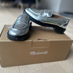 Madewell Silver Women’s Loafers